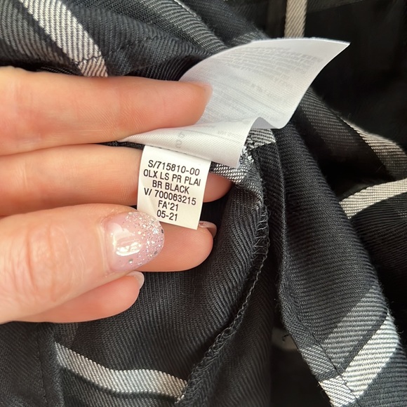 NWT Banana Republic Factory Size Small Plaid Blouse - Picture 12 of 17